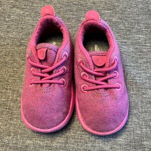 ALLBIRDS Toddler wool pink runners slip-ons Size 6T